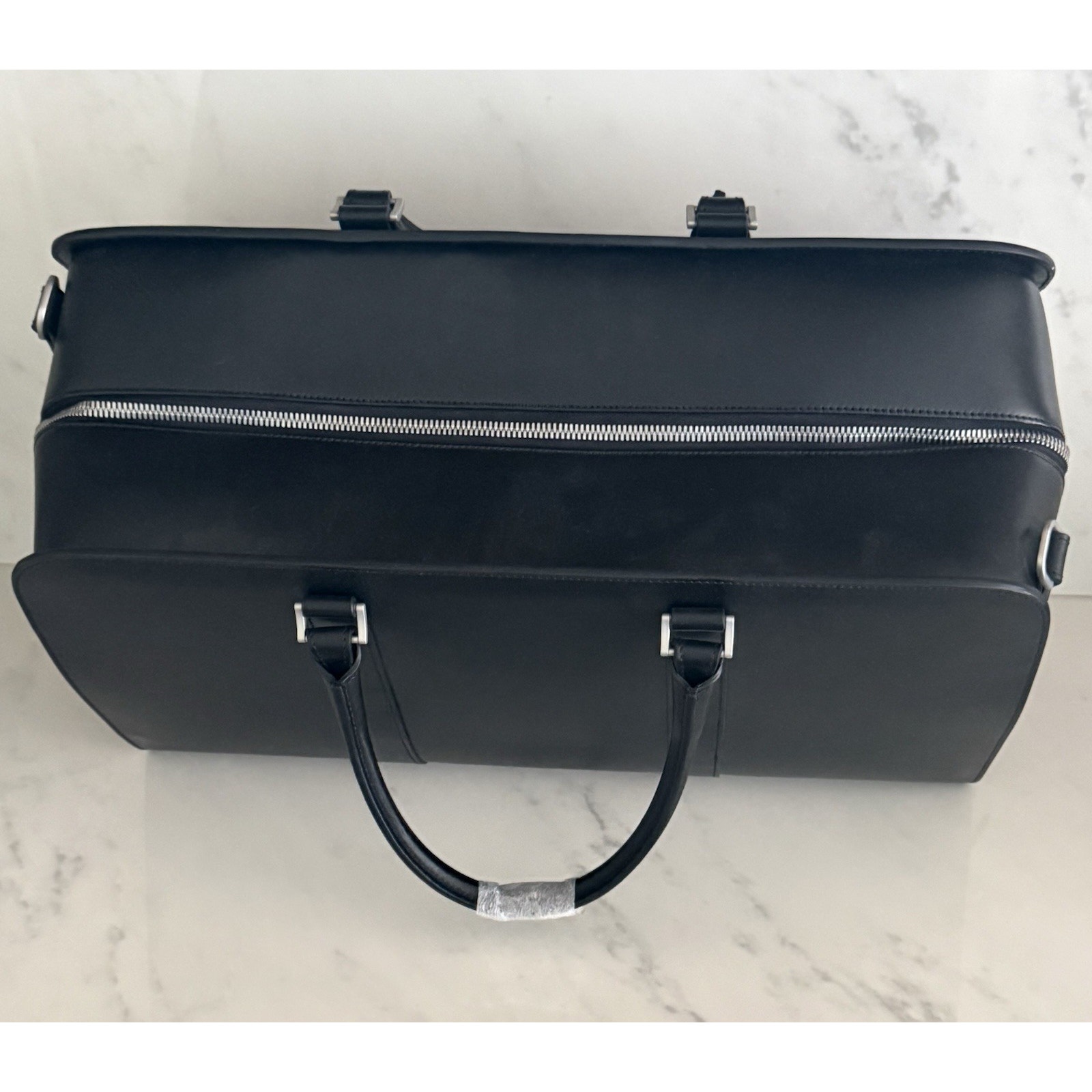 Original Carl Friedrik Weekender Leather Bag Made In Italy Black — image 6 of 8